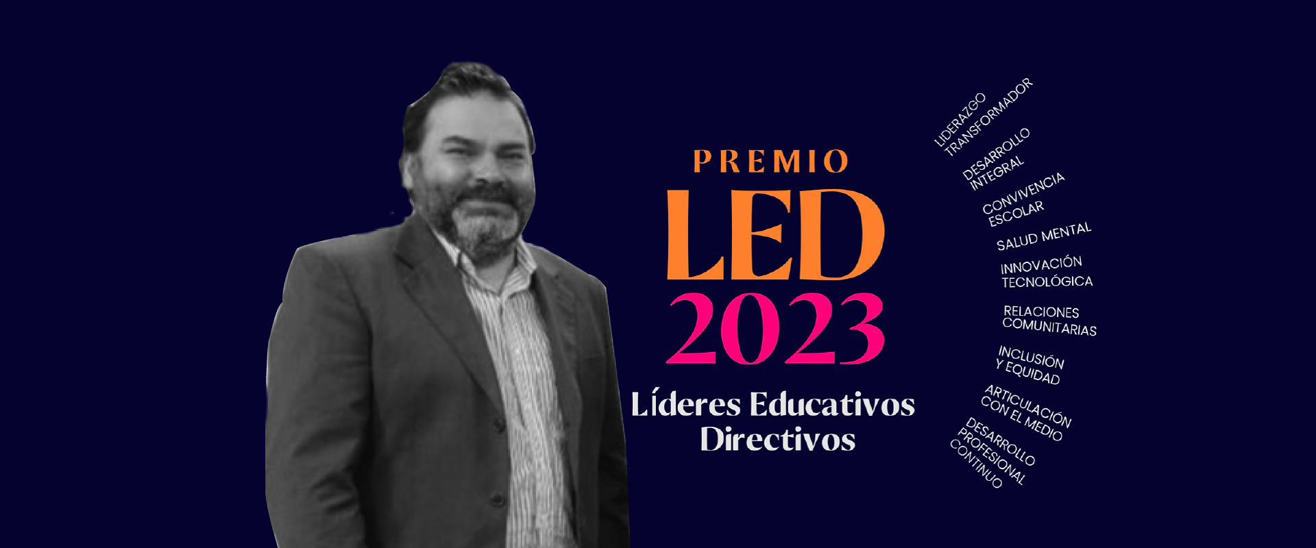 Featured image for “Construyendo Convivencia y Excelencia Educativa: Entrevista con Alejandro Iturriaga, Director Finalista en los Premios LED”